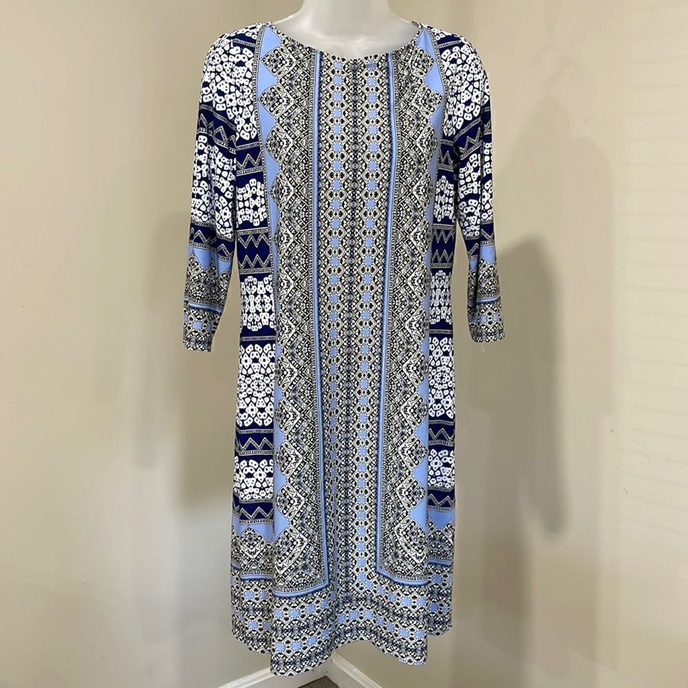 NWOT Maggy L Blue Dress.  Size 8 M medium